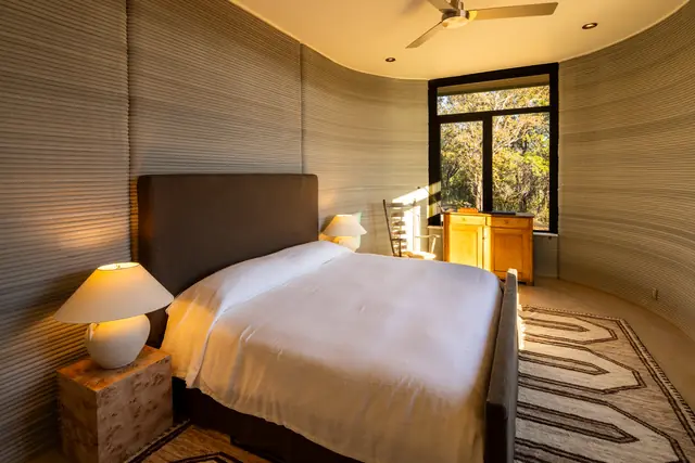 Bedroom with a king bed